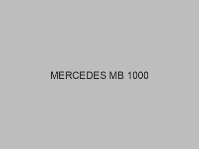 Enganches económicos para MERCEDES MB 1000